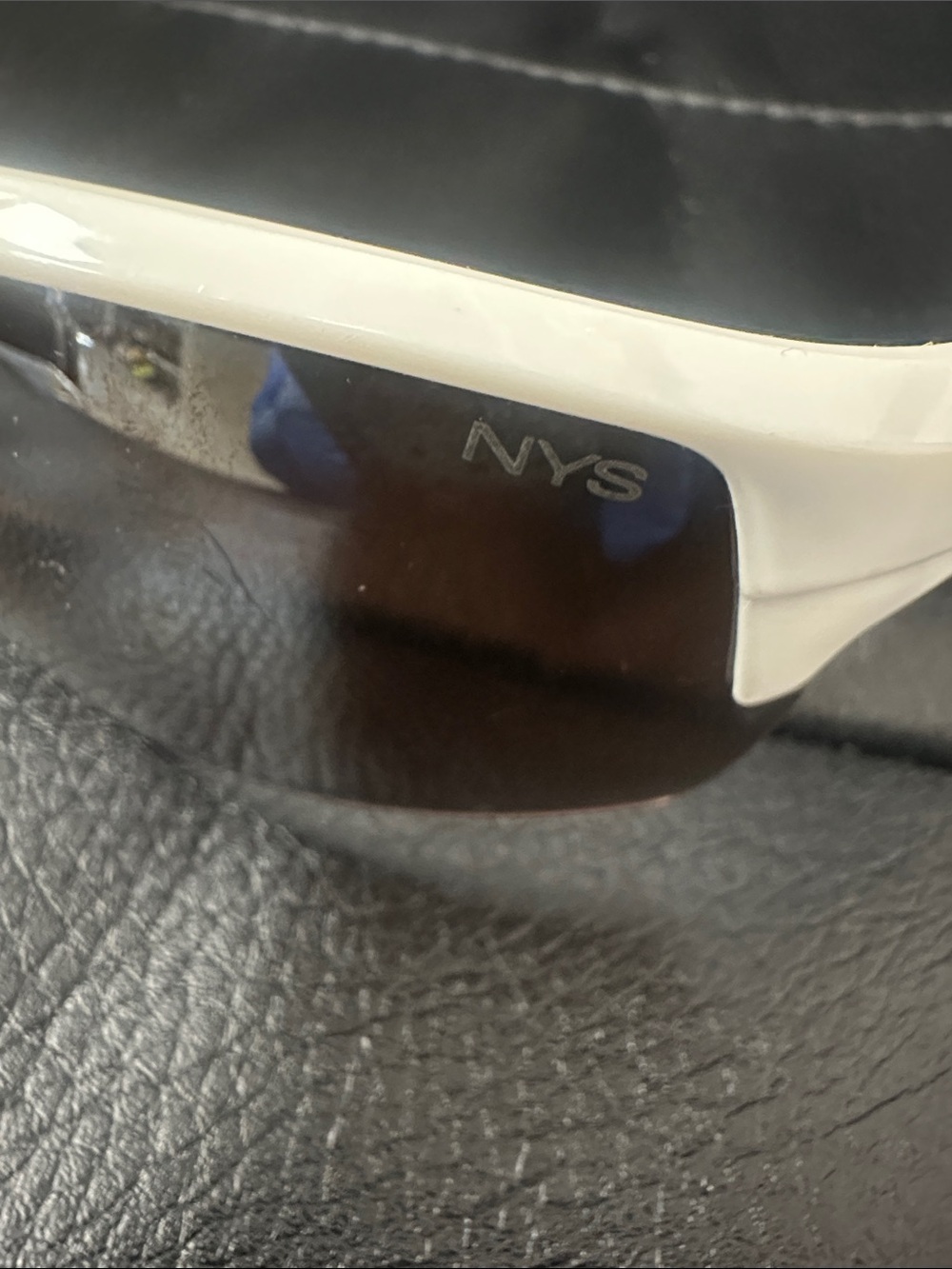 NYS CITY White Sports Glasses with Tinted Lenses